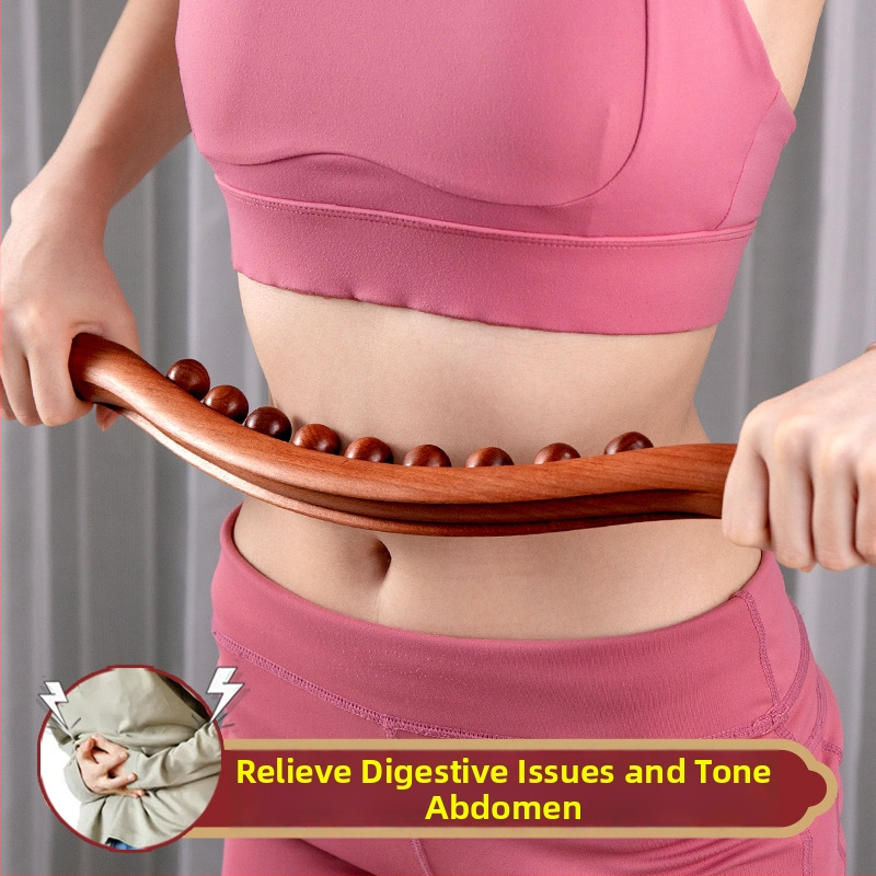 Prístroj na cupping s masážnymi tyčami so siedmimi a deviatimi korálkami pre celé telo, čistenie meridiánov a škrabací nástroj