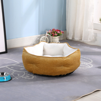 Cuib hexagonal pentru pisici, pentru toate sezoanele, cald și antiderapant, din material textil