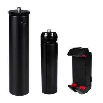 Mână de încărcare din aliaj de aluminiu pentru Action3 360 cameră de acțiune și GoPro11; streaming pe mobil; sursă externă de alimentare; cod produs Aldrjdcfx2al