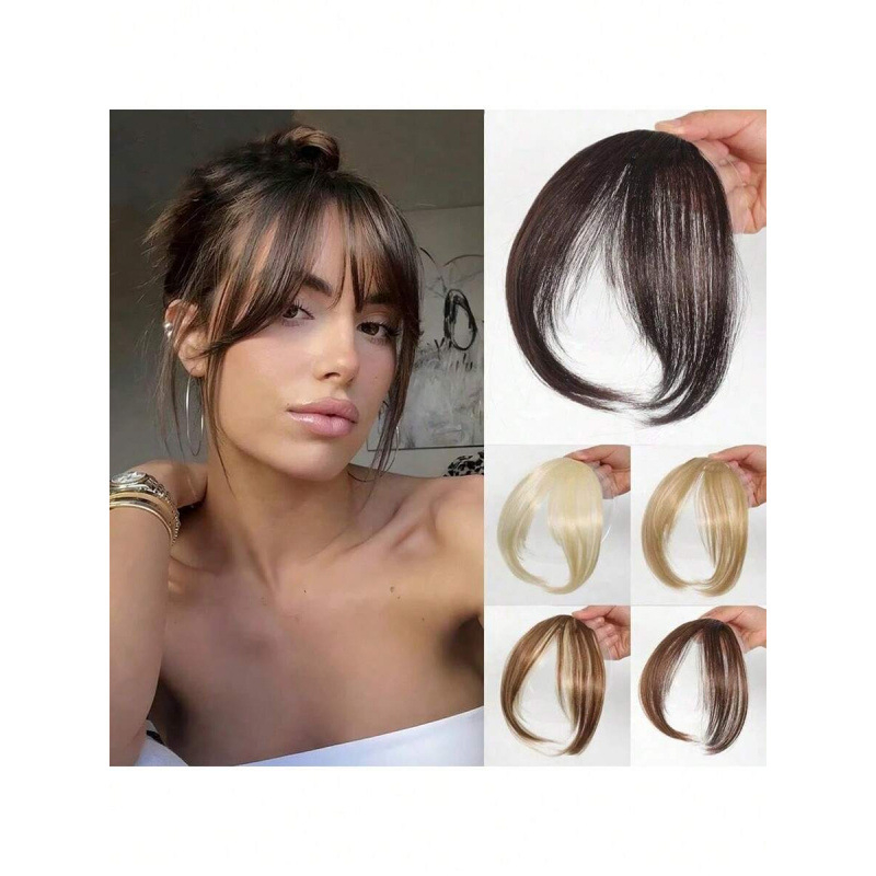 Kapa za periku s bangs i podesivim gumbima (Materijal: Drugo; Kuka za kosu: Duck Clip; Materijal umetka: Titanij-ev spoj; Kod proizvoda: sh123346173; Izlazak: Zima 2025)