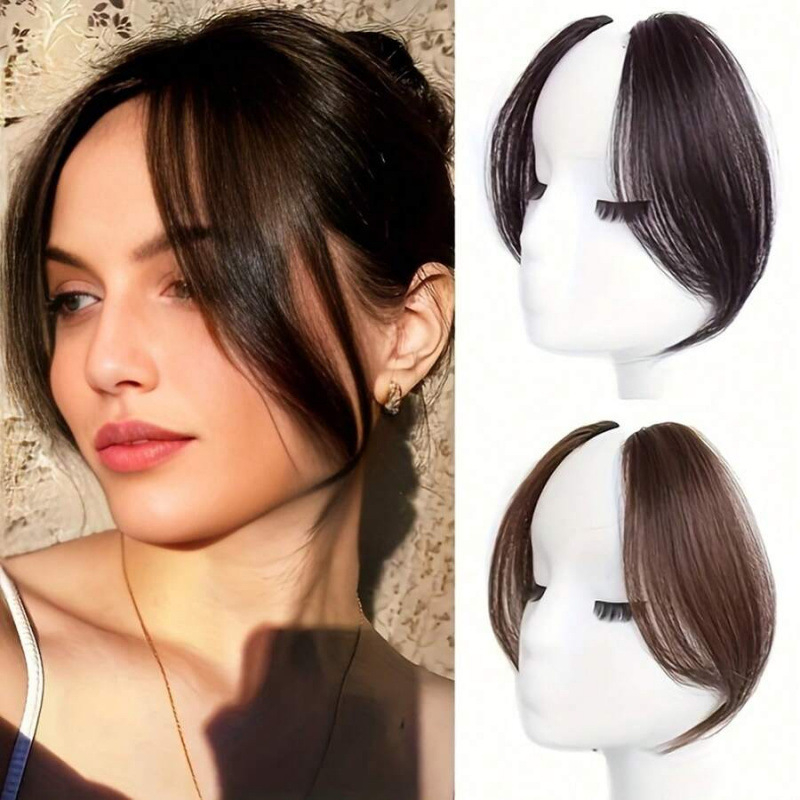 Kapa za periku s bangs i podesivim gumbima (Materijal: Drugo; Kuka za kosu: Duck Clip; Materijal umetka: Titanij-ev spoj; Kod proizvoda: sh123346173; Izlazak: Zima 2025)