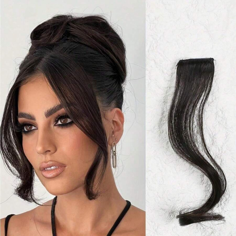 Kapa za periku s bangs i podesivim gumbima (Materijal: Drugo; Kuka za kosu: Duck Clip; Materijal umetka: Titanij-ev spoj; Kod proizvoda: sh123346173; Izlazak: Zima 2025)