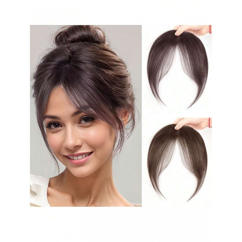 Kapa za periku s bangs i podesivim gumbima (Materijal: Drugo; Kuka za kosu: Duck Clip; Materijal umetka: Titanij-ev spoj; Kod proizvoda: sh123346173; Izlazak: Zima 2025)