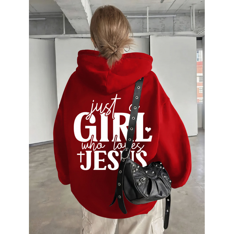 Crna ženska mikina s kapuljom, dugi rukavi, džep kengura, natpis slovima, poliester 95%