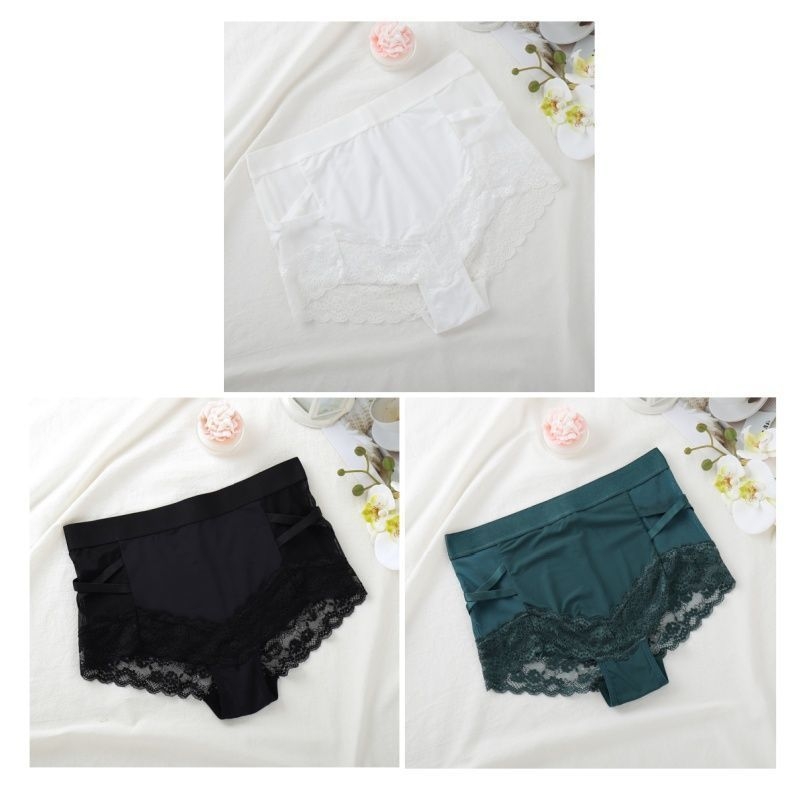 Dámske bavlnené nohavičky s stredným pásom a bavlnou podšívkou v rozkroku (81-90% bavlny)