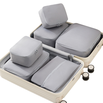 Putna torba QM2024, kubičnog oblika, poliester, višenamjenski organizator za cipele, odjeću i toaletne potrepštine