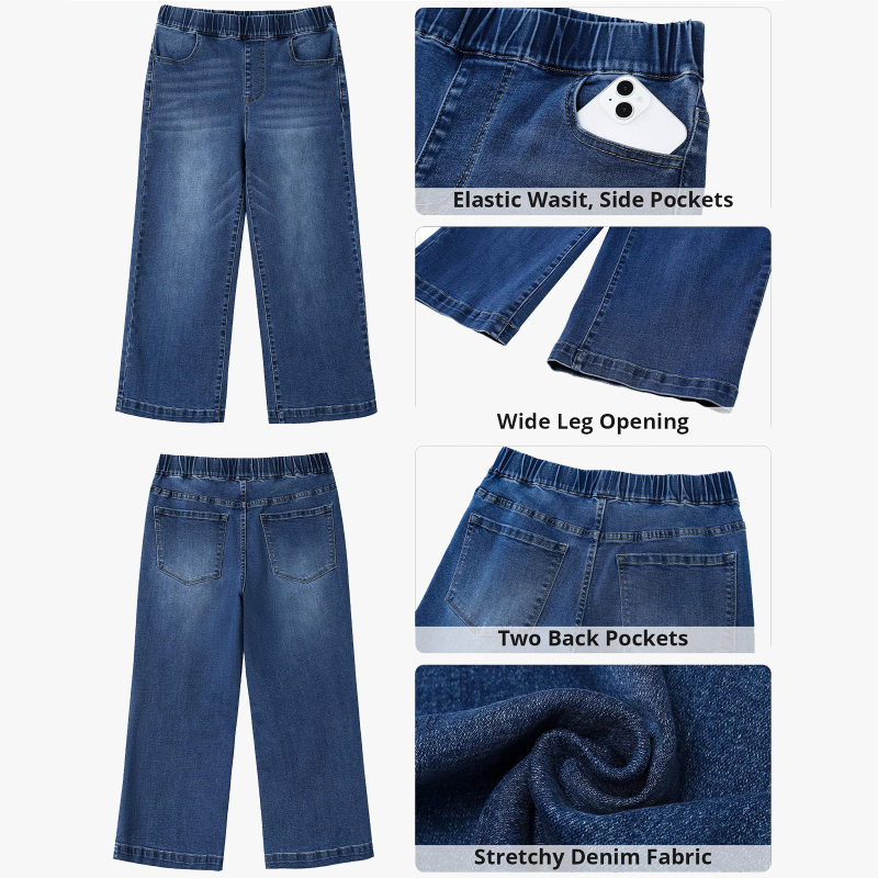 Traperice visokog struka, ravno krojenje, elastične, pamuk-poliester mješavina, 70–80% pamuk, poliester <30%, panelni dizajn