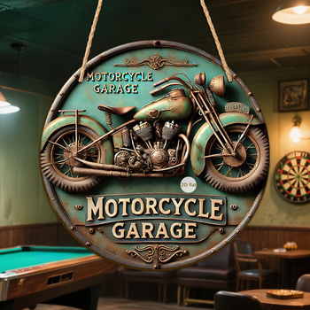 Drveni privjesak – disk s temom vile, moderni minimalistički stil, kućna dekoracija