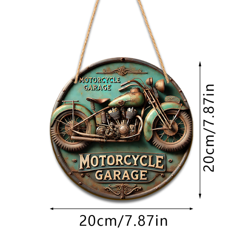 Drveni privjesak – disk s temom vile, moderni minimalistički stil, kućna dekoracija