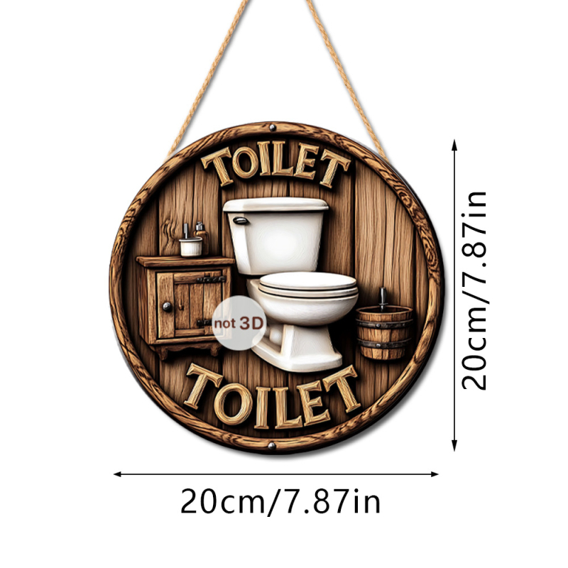 Drveni privjesak – disk s temom vile, moderni minimalistički stil, kućna dekoracija