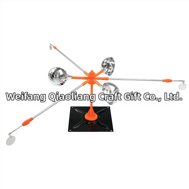 Putnu atbaidīšanas ierīce ar saules un vēja darbību, ABS korpuss, skaņas un gaismas atbaidīšanu, piemērota augļu dārziem, zivju dīķiem un lauksaimniecības teritorijām.