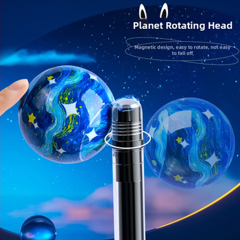 Kreslená séria Magnetická levitácia guľôčkové pero – Otáčajúce pero, Neodstrániteľné atrament, Plastové telo