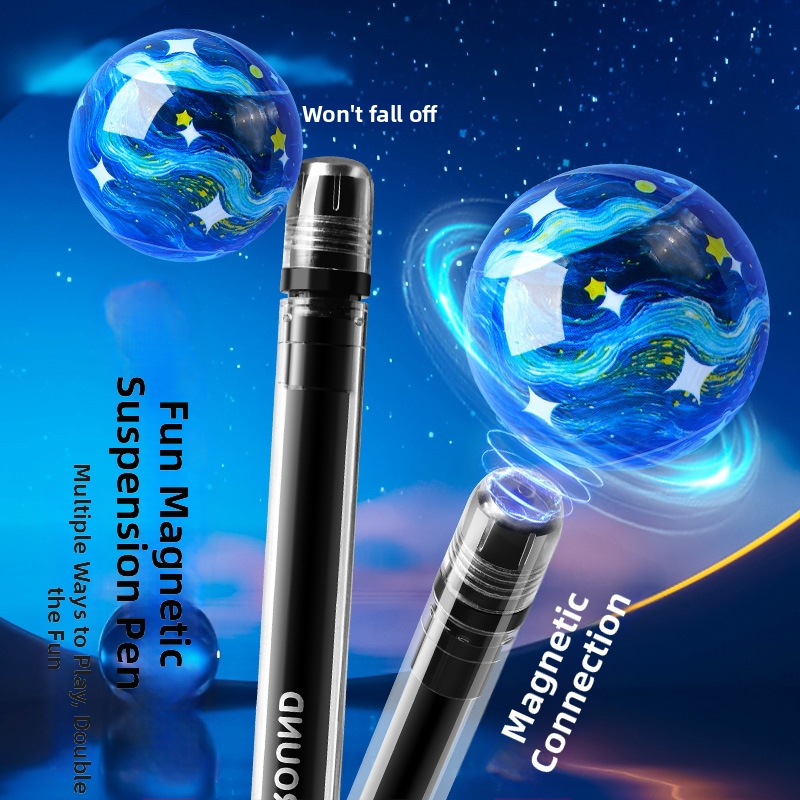 Animacinės serijos magnetinė levitacija rutulinis rašiklis – pasukamas rašiklis, neatsinaujinantis rašalas, plastikinis korpusas