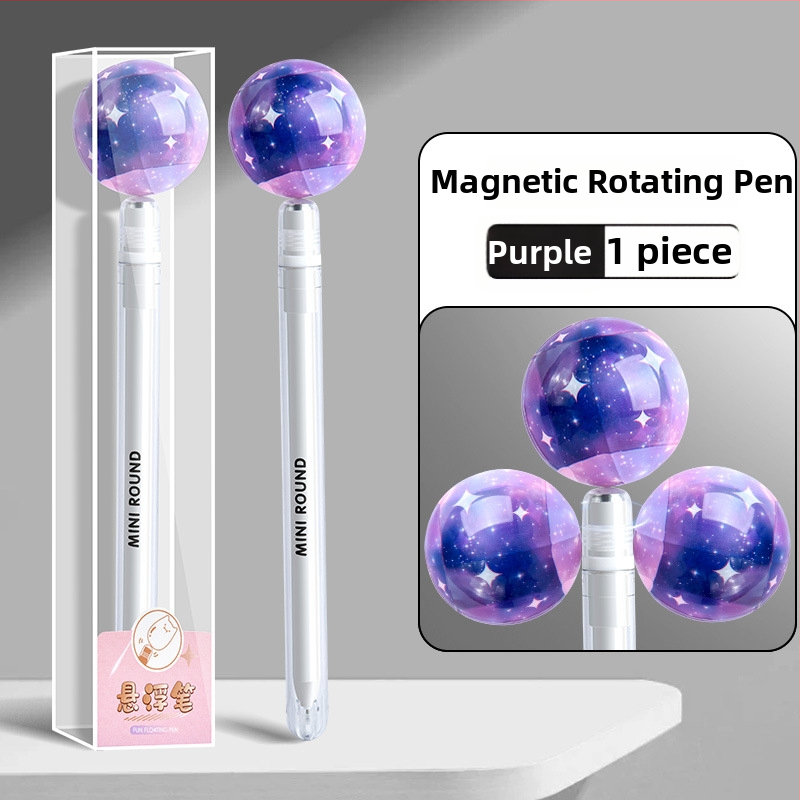 Kreslená séria Magnetická levitácia guľôčkové pero – Otáčajúce pero, Neodstrániteľné atrament, Plastové telo
