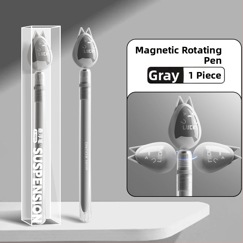 Kreslená séria Magnetická levitácia guľôčkové pero – Otáčajúce pero, Neodstrániteľné atrament, Plastové telo