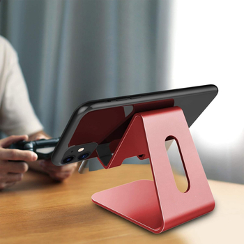 Hliníkový stolný držiak na telefón, univerzálny model Z1, prenosný a skladací