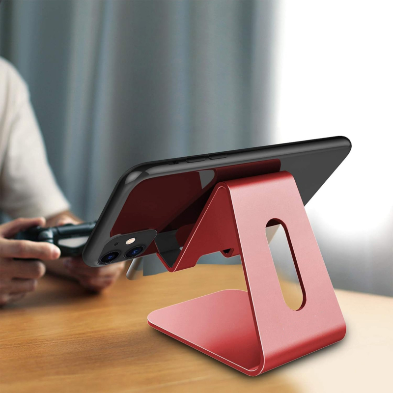 Hliníkový stolný držiak na telefón, univerzálny model Z1, prenosný a skladací