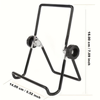 Metalik stolni držač za tablet i telefon, sklopiv, kompatibilan s iPadom, iPhone 1. generacijom, iPhone 3G/3GS i iPod Touch 4. generacije