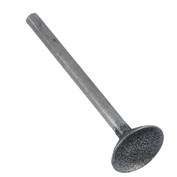 Diamantová drážková hlava na brúsenie s konkávnym žľabom pre elektrickú brúsku; nástroj na leštenie jadeitových guli