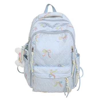 Meizu nailoninė kuprinė su oro pagalvės dirželiais, poliesterio pamušalas, gaivus ir saldus stilius, mokyklai