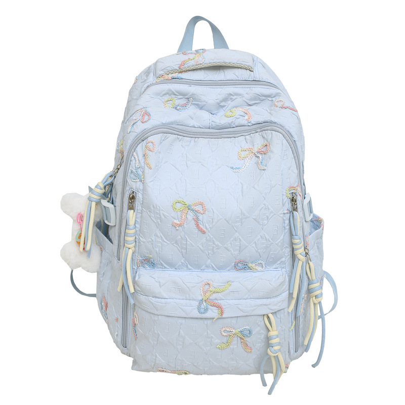 Meizu nailoninė kuprinė su oro pagalvės dirželiais, poliesterio pamušalas, gaivus ir saldus stilius, mokyklai