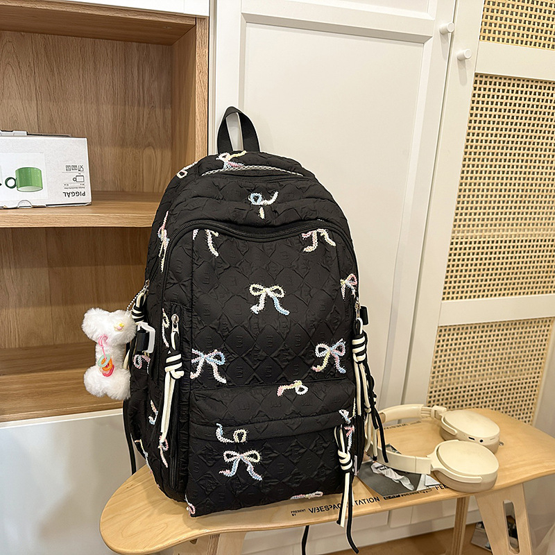 Meizu nailoninė kuprinė su oro pagalvės dirželiais, poliesterio pamušalas, gaivus ir saldus stilius, mokyklai