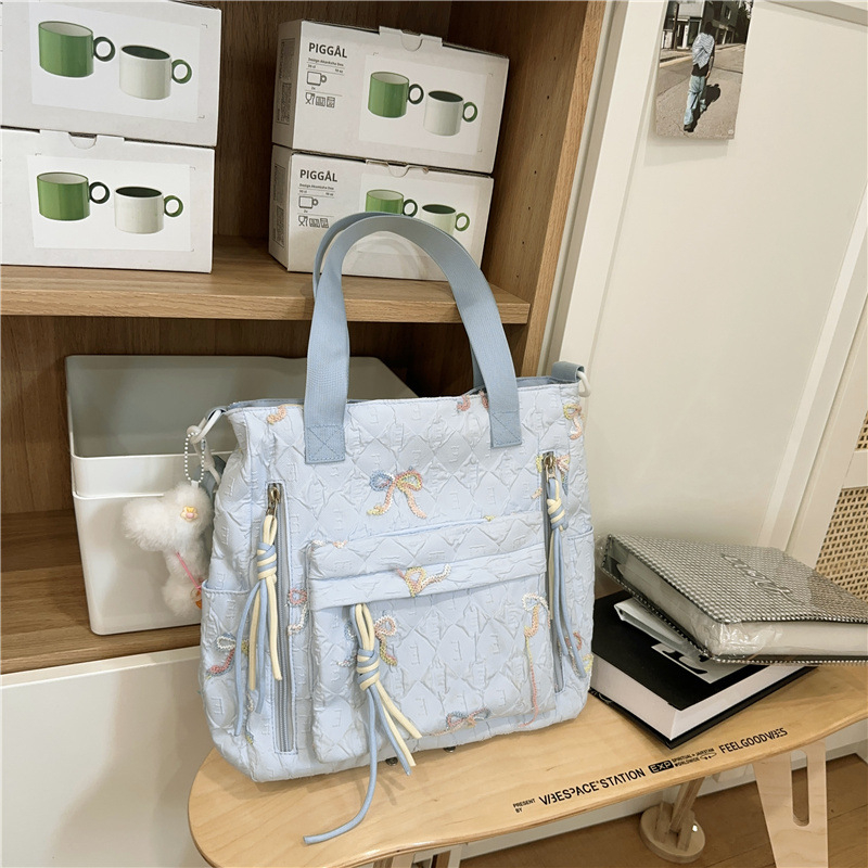 Meizu nailoninė kuprinė su oro pagalvės dirželiais, poliesterio pamušalas, gaivus ir saldus stilius, mokyklai