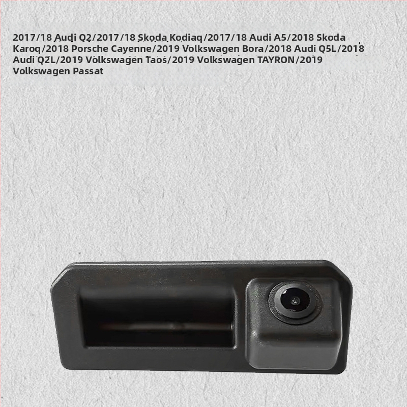 Kamera pre spätné zobrazenie na kľučke auta, 12V, nastaviteľný uhol 170°, rozlíšenie 720x576, AV video