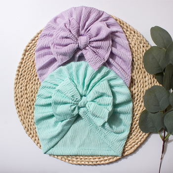 Dječja kapuljača s mašnicom, zaštita fontaneli, prozračna, otporna na vjetar, zaštita od sunca