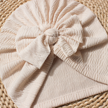 Dječja kapuljača s mašnicom, zaštita fontaneli, prozračna, otporna na vjetar, zaštita od sunca