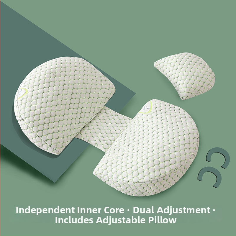 Blue Love Flower tehotenská U-tvarovaná vankúš na spanie — tvar: U, jadro: 100% bavlna, hmotnosť: 1.05–1.50 kg, vhodná pre celé tehotenstvo