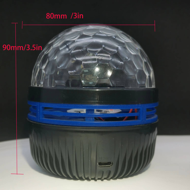 Q6 Projekčná Lampa s Hviezdnou Oblohou a Vzorom Vodných Vĺn — Stolná Romantická Nočná Lampa, Atmosféra so Severným Svetlom, Vstavaná Batéria