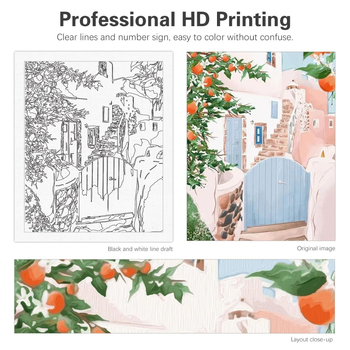 DIY Σετ Ζωγραφικής με Αριθμούς για Αρχάριους – 10122 Χώροι (Brand: Other; Frame: Other; Style: Other)