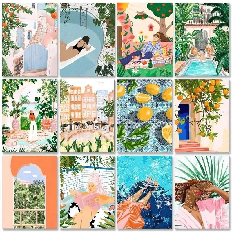 DIY Σετ Ζωγραφικής με Αριθμούς για Αρχάριους – 10122 Χώροι (Brand: Other; Frame: Other; Style: Other)