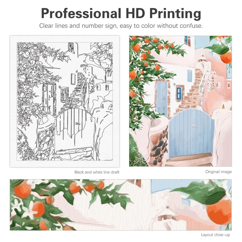 DIY Σετ Ζωγραφικής με Αριθμούς για Αρχάριους – 10122 Χώροι (Brand: Other; Frame: Other; Style: Other)