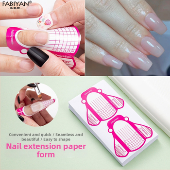 Set vrhova noktiju – leptir-podkova oblik, kristalni vrhovi za francusko gel proširenje, 100 komada