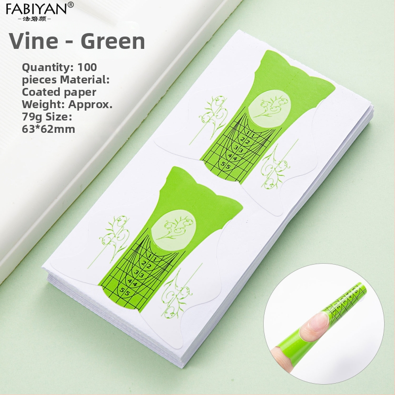 Set vrhova noktiju – leptir-podkova oblik, kristalni vrhovi za francusko gel proširenje, 100 komada