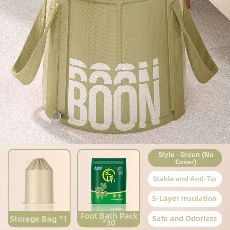 Skladacia vaňa na nohy s výškou lýtka, keramická, nordický štýl, prenosná