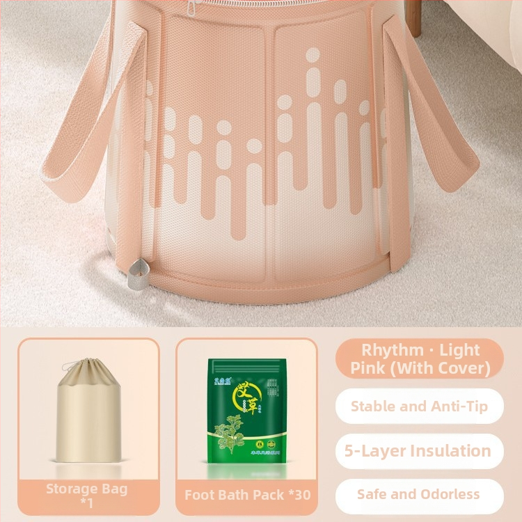 Skladacia vaňa na nohy s výškou lýtka, keramická, nordický štýl, prenosná