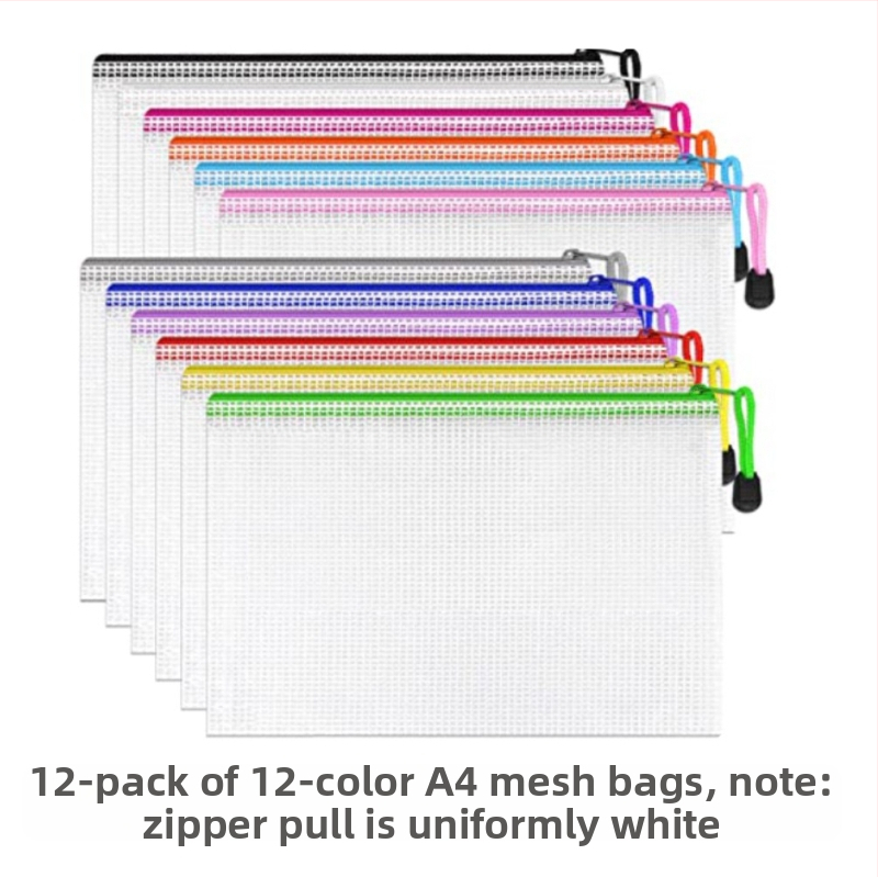 Chuanglihua PVC sieťová taška na zips s priehradkami