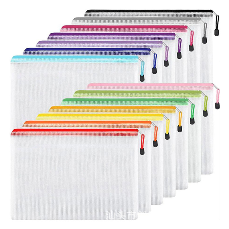 Chuanglihua PVC sieťová taška na zips s priehradkami