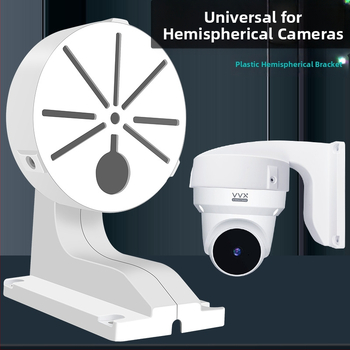 Vnútorný držiak na kupolovú kameru s vstavanou kabelovou skrinkou, plastový