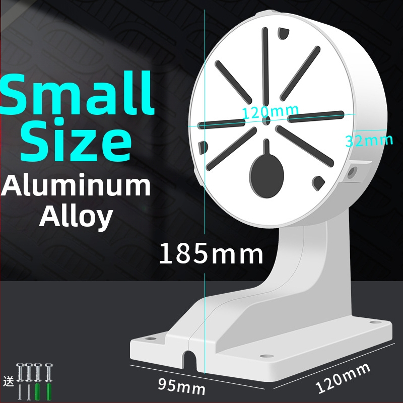 Vnútorný držiak na kupolovú kameru s vstavanou kabelovou skrinkou, plastový