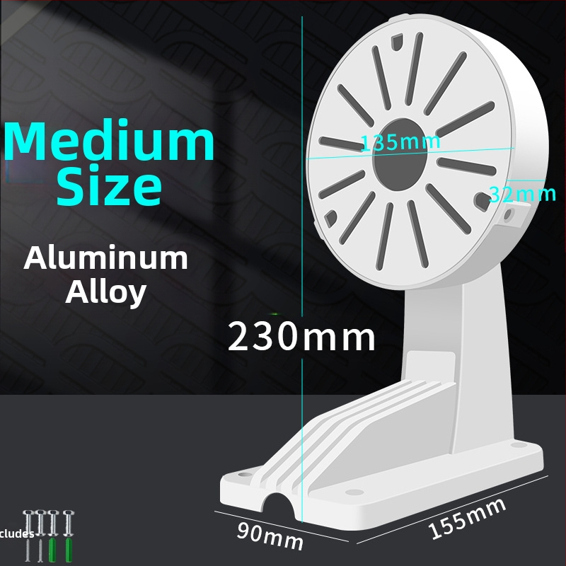 Vnútorný držiak na kupolovú kameru s vstavanou kabelovou skrinkou, plastový