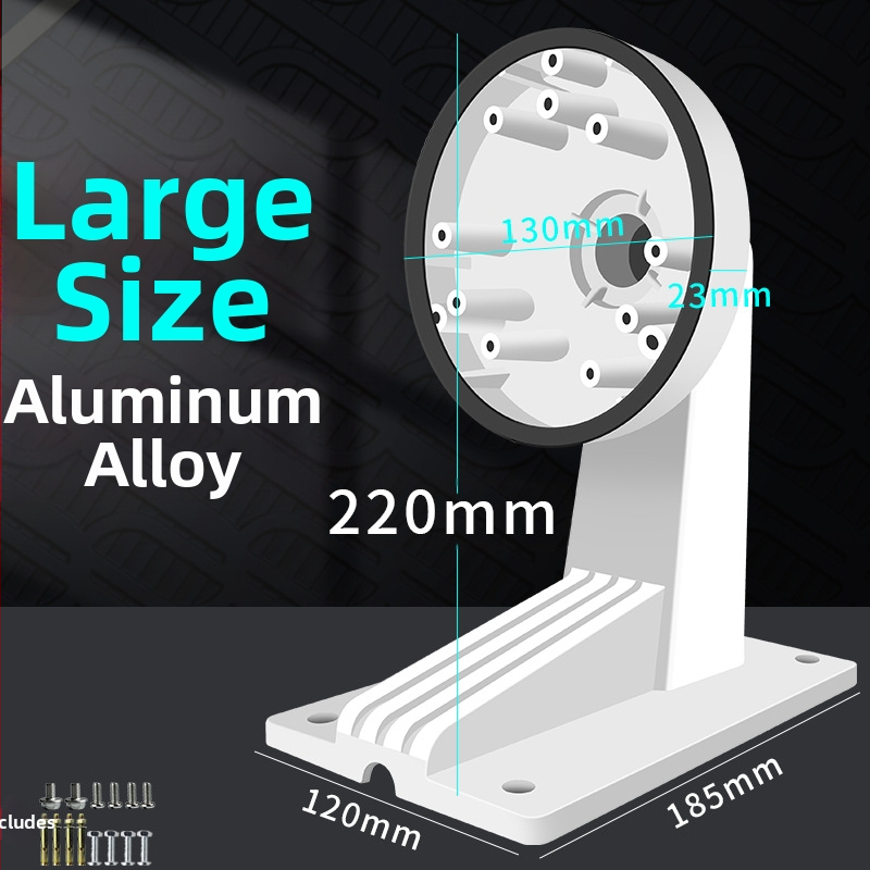 Vnútorný držiak na kupolovú kameru s vstavanou kabelovou skrinkou, plastový