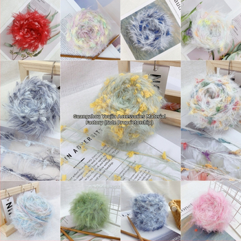 Youjia priadza na ručné háčkovanie — vlnená zmes s dlhými vláknami, vhodná na šály a čiapky, Číslo položky 974631204622, Kód produktu YJ, Technológia spracovania YJ, Uvoľnenie Zima 2025