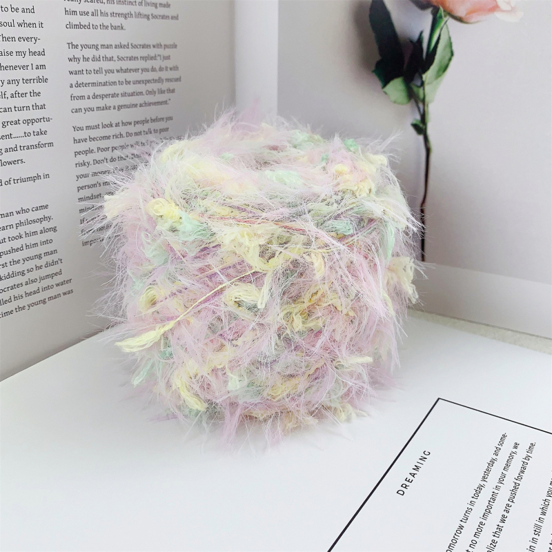 Youjia priadza na ručné háčkovanie — vlnená zmes s dlhými vláknami, vhodná na šály a čiapky, Číslo položky 974631204622, Kód produktu YJ, Technológia spracovania YJ, Uvoľnenie Zima 2025