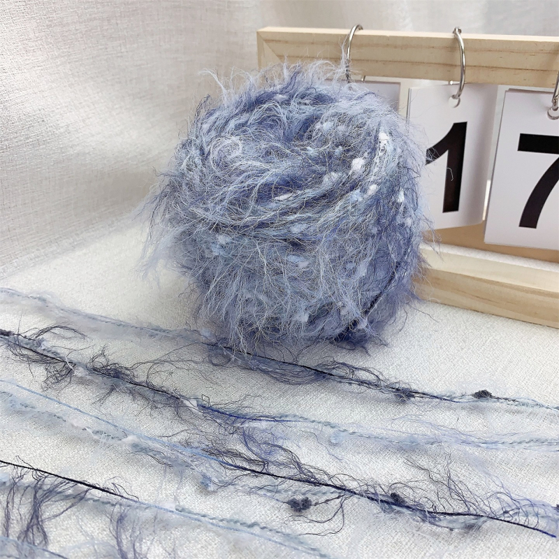 Youjia priadza na ručné háčkovanie — vlnená zmes s dlhými vláknami, vhodná na šály a čiapky, Číslo položky 974631204622, Kód produktu YJ, Technológia spracovania YJ, Uvoľnenie Zima 2025