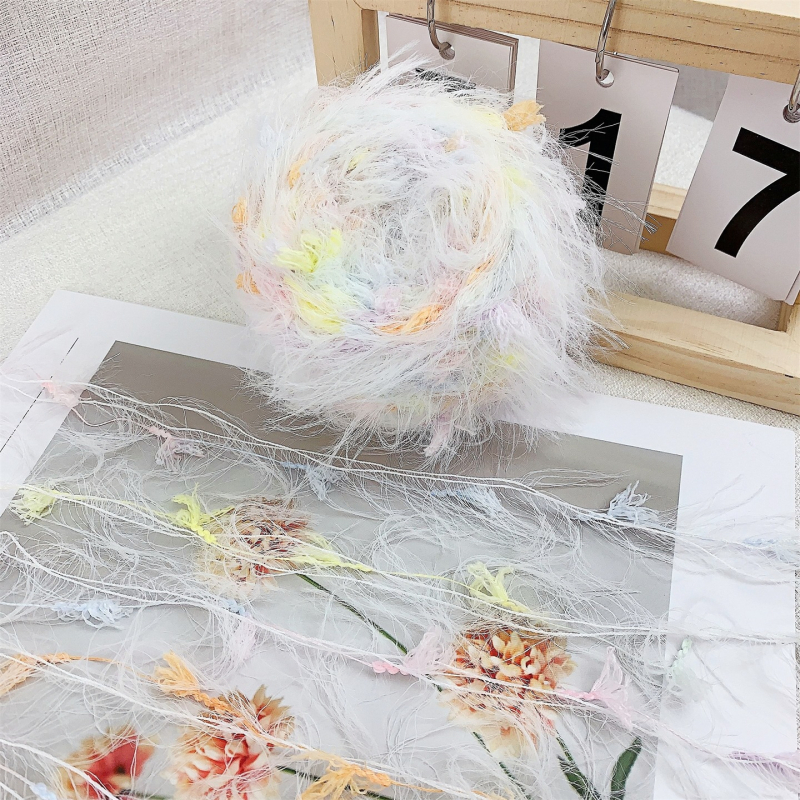 Youjia priadza na ručné háčkovanie — vlnená zmes s dlhými vláknami, vhodná na šály a čiapky, Číslo položky 974631204622, Kód produktu YJ, Technológia spracovania YJ, Uvoľnenie Zima 2025