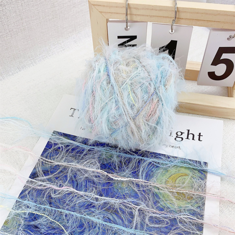 Youjia priadza na ručné háčkovanie — vlnená zmes s dlhými vláknami, vhodná na šály a čiapky, Číslo položky 974631204622, Kód produktu YJ, Technológia spracovania YJ, Uvoľnenie Zima 2025